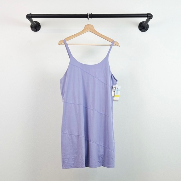 NWT Zella Live in Active Mini Dress w/ Shorts in Blue Thistle (Purple) - Picture 3 of 7
